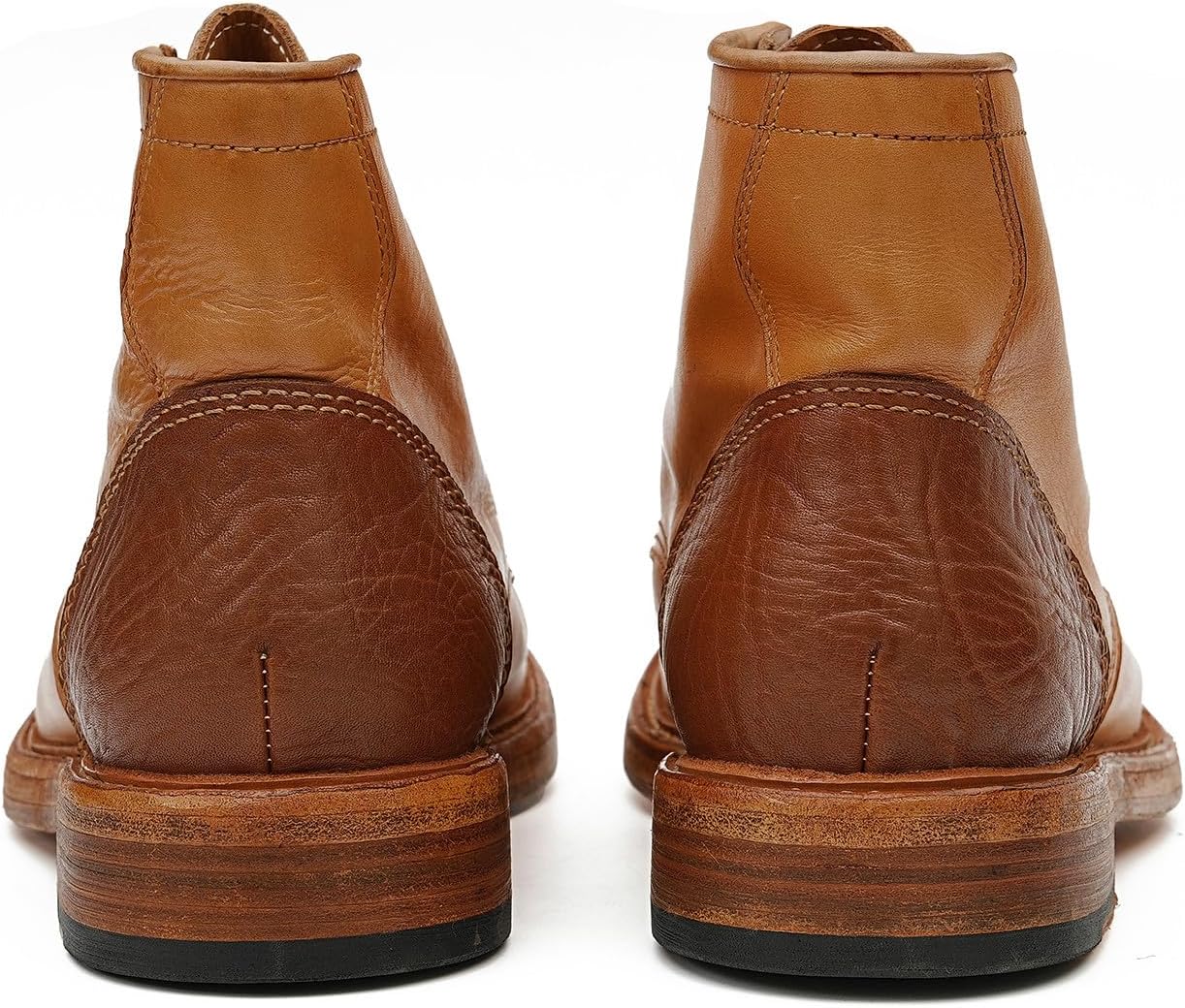 Men's Dress Oxford Boots - Genuine Leather Goodyear Welt Formal Ankle Boots | Handcrafted Chelsea Style for Prom Wedding & Business Casual