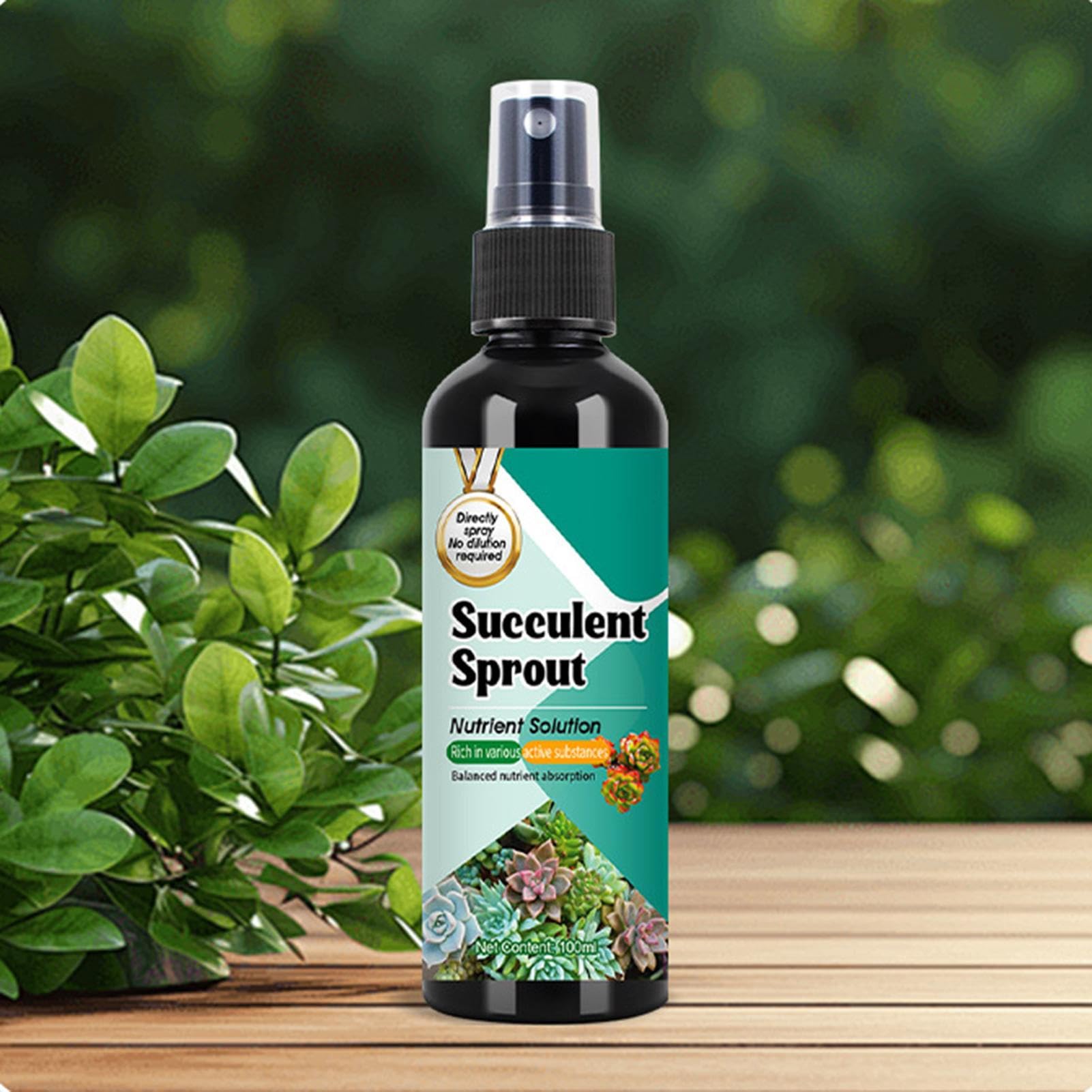 Kakteen Dünger Flüssiger Pflanzendünger | Sprossenstärker Spray Für Kakteen Und Sukkulenten - 100ml Langzeit Wachstumsspray Für Zimmerpflanzen Balkon Und Garten