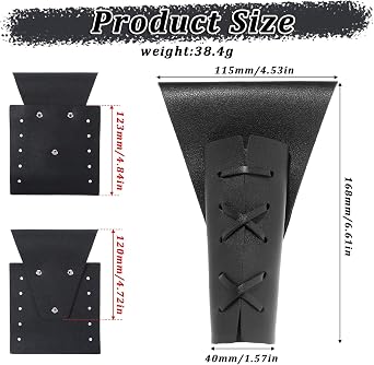 Medieval Leather Case, PU Leather Sword Belt Adjustable Belt Swords Sheath for Renaissance Accessories