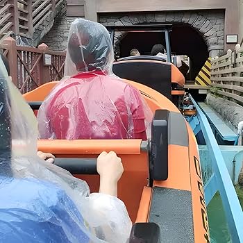 6 Poncho Antipioggia Monouso Trasparenti - Impermeabili, Leggers E Portatili Per Emergenze - Foto 2