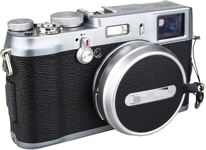 JJC Deluxe Nappa cuero tapa lente con cuerda Fujifilm X100 miniatura 6