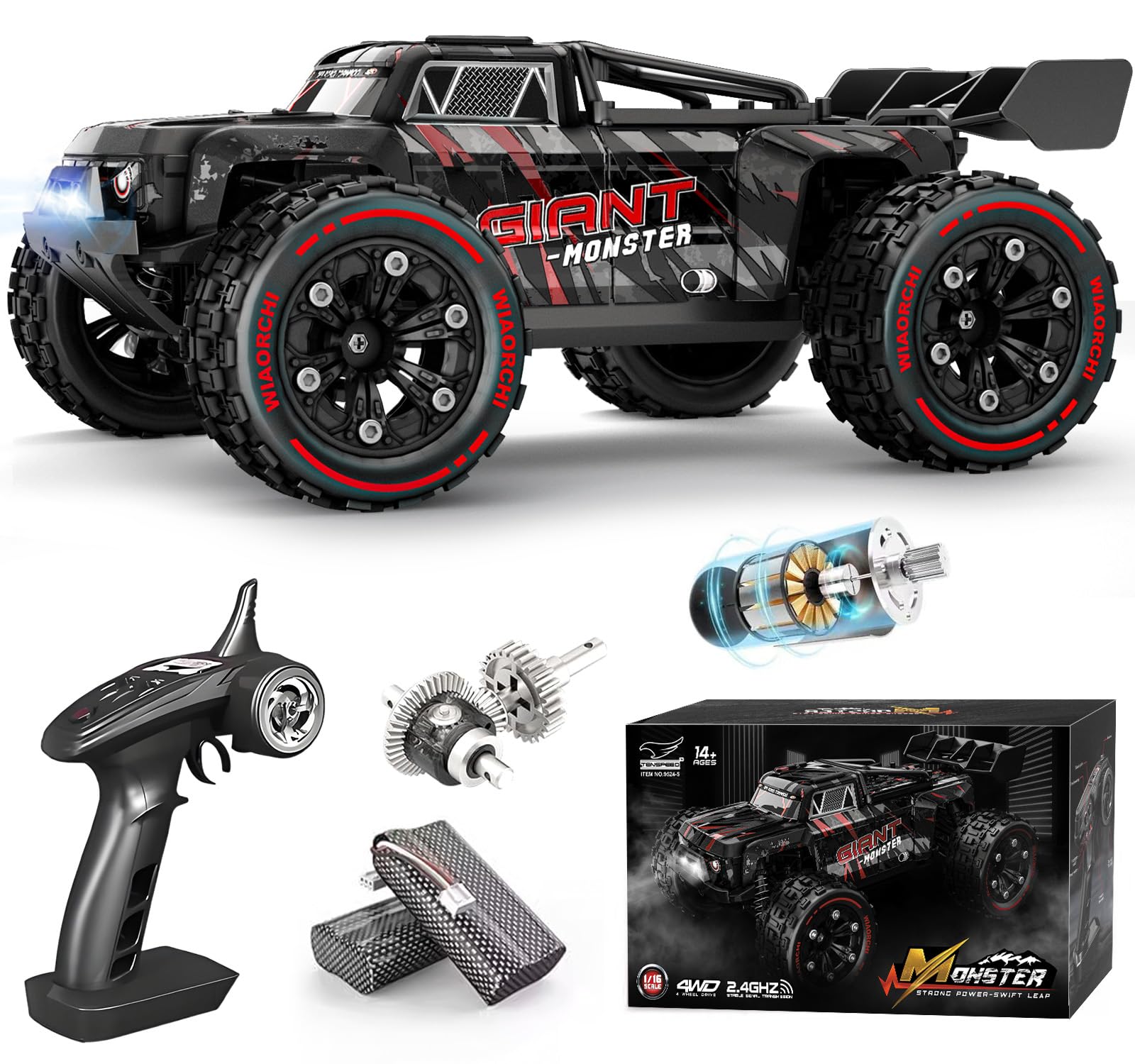 【1/16】クローラーラジコン　Ready To Run Amazon.com: 1:16 Scale All Terrain Fast RC Cars for Adults 40KPH