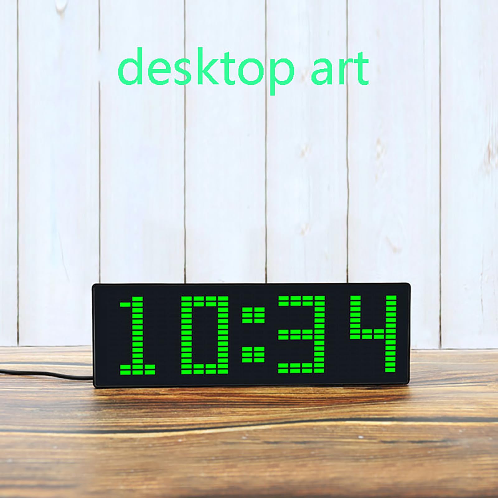Analizador de espectro de audio con pantalla LED de espectro musical con 84 efectos de visualización, captación rápida de sonido y control de voz para fiestas, dormitorios y coches