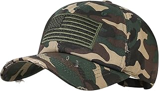Low Profile American Flag Tactical Operator Baseball Cap (USA Army Style)