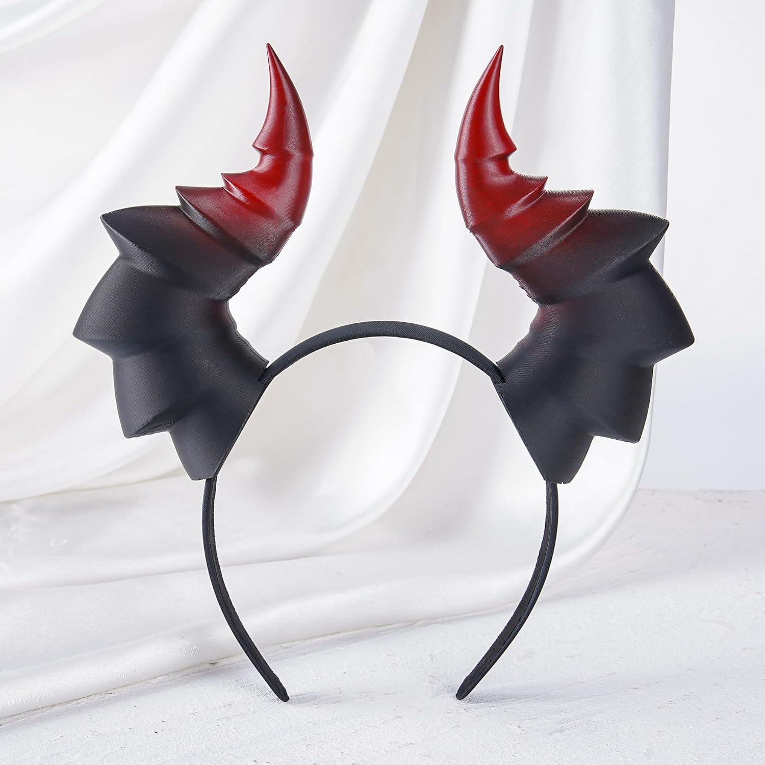 MOSTORY Devil Horns Headband for Adult - 3D Devil Horns Headband for Halloween Costume Party Dress up Cosplay Renaissance - Image 4