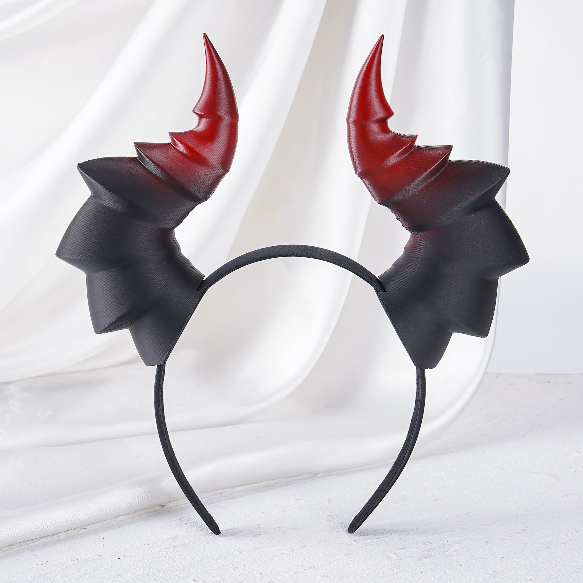 Devil Horns Headband for Adult - 3D Devil Horns Headband for Halloween Costume Party Dress up Cosplay Renaissance