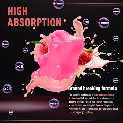 Miniatura 6 de Gomitas de malato de magnesio 1000 mg paquete de 3, 180 unidades