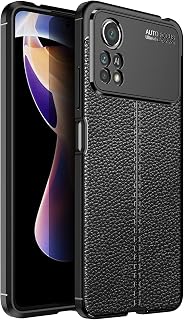 Caso protetor de celular Para Xiaomi Poco M4 Pro Fine Hole Versão Litchi Caixa de telefone TPU à prova de choque de textura