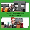 LEGO Minecraft Wither Savaşı 21590-8 Yaş Üzeri Çocuklar için Kızıl Savaşçı ve 2 Wither İskelet Mob Figürü ile Eşya Yapma Masası İçeren Yaratıcı Oyuncak Yapım Seti, Oyuncu Hediyesi Fikri (494 Parça)