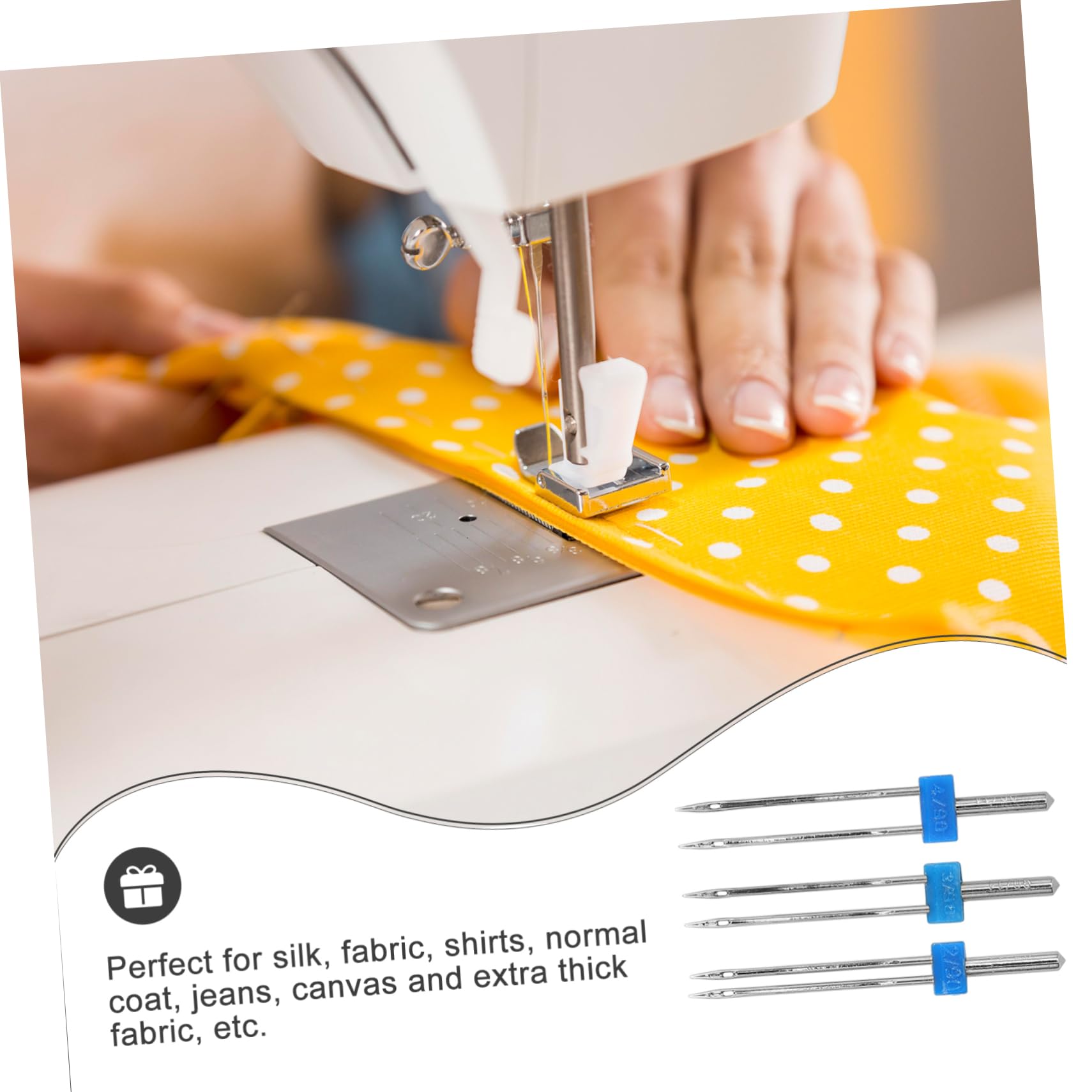 HOODANCOS 45stücke Teiliges Zwillingsnadeln Für Nähmaschinen Hochwertige Nähnadeln Vielseitige Nähzubehör Für Quilting Bastelprojekte Und Mehr Kompatibel Mit Gängigen