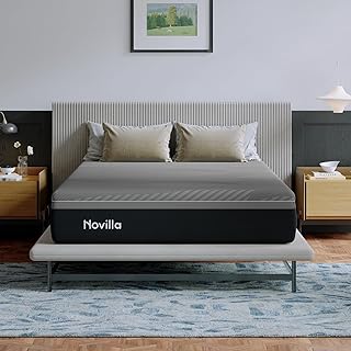 Novilla Airflow Matratze 90x200cm, Premium 7-Zonen Kaltschaummatratze, H3 mittelfeste Gel-Memoryschaum-Matratze, hochwertiger Kühlbezug, 25cm Höhe, atmungsaktiv & waschbar, Oeko-TEX Zertifiziert