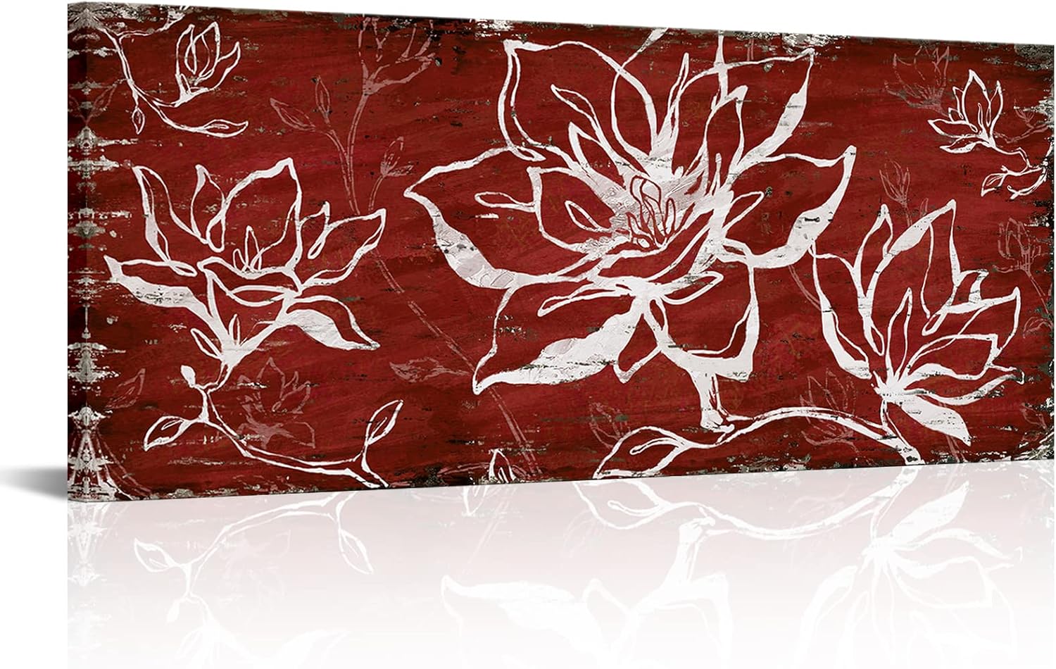 Saypeacher Large Magnolia Canvas Wall Art Magnolia Floral