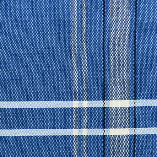 DII French Stripe Tabletop Collection Farmhouse Style Dining Table Linen Tablecloth, 60x120, Blue Chambray - Image 2