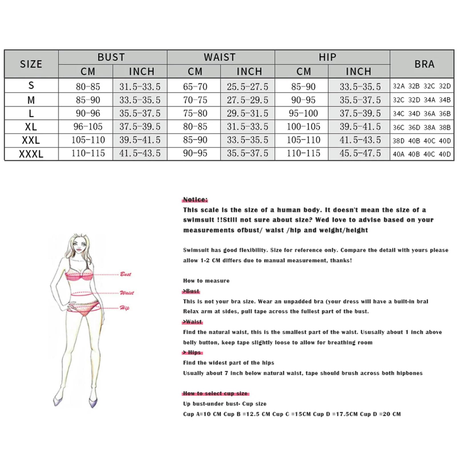 Costume da Bagno Nero Rash Guard Donna 2 Pezzi Manica Lunga Zip Anteriore Upf50-set2-m