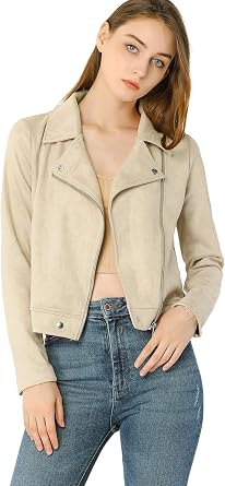 suede zip up jacket
