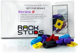 4C Rack Mount Solution Series II – No More Cage Nuts! The Easiest and Safest Server Rack Solution in 19" Racks with Square Punched Vertical Rails. Sample Pack Contains 4 of Each Size/Color