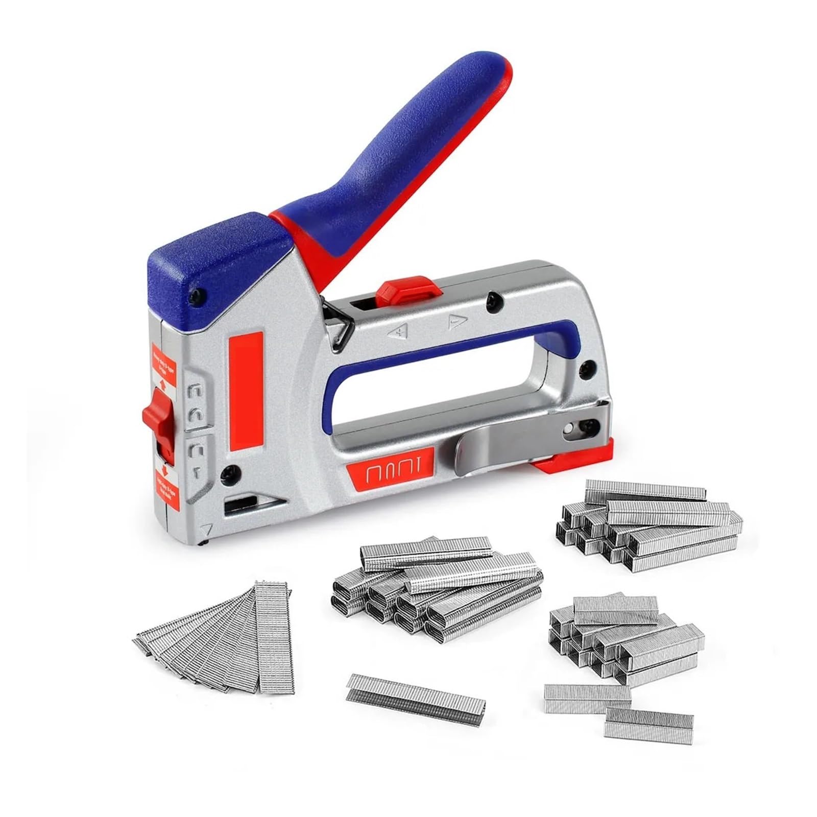 Zszywacz 4 W 1 O Dużej Wytrzymałości Do Dekoracji Wnętrz DIY Mebli Ręczny Pistolet Gwoździ Z 4000 Zszywkami Wydajne Dokładne Zszywanie