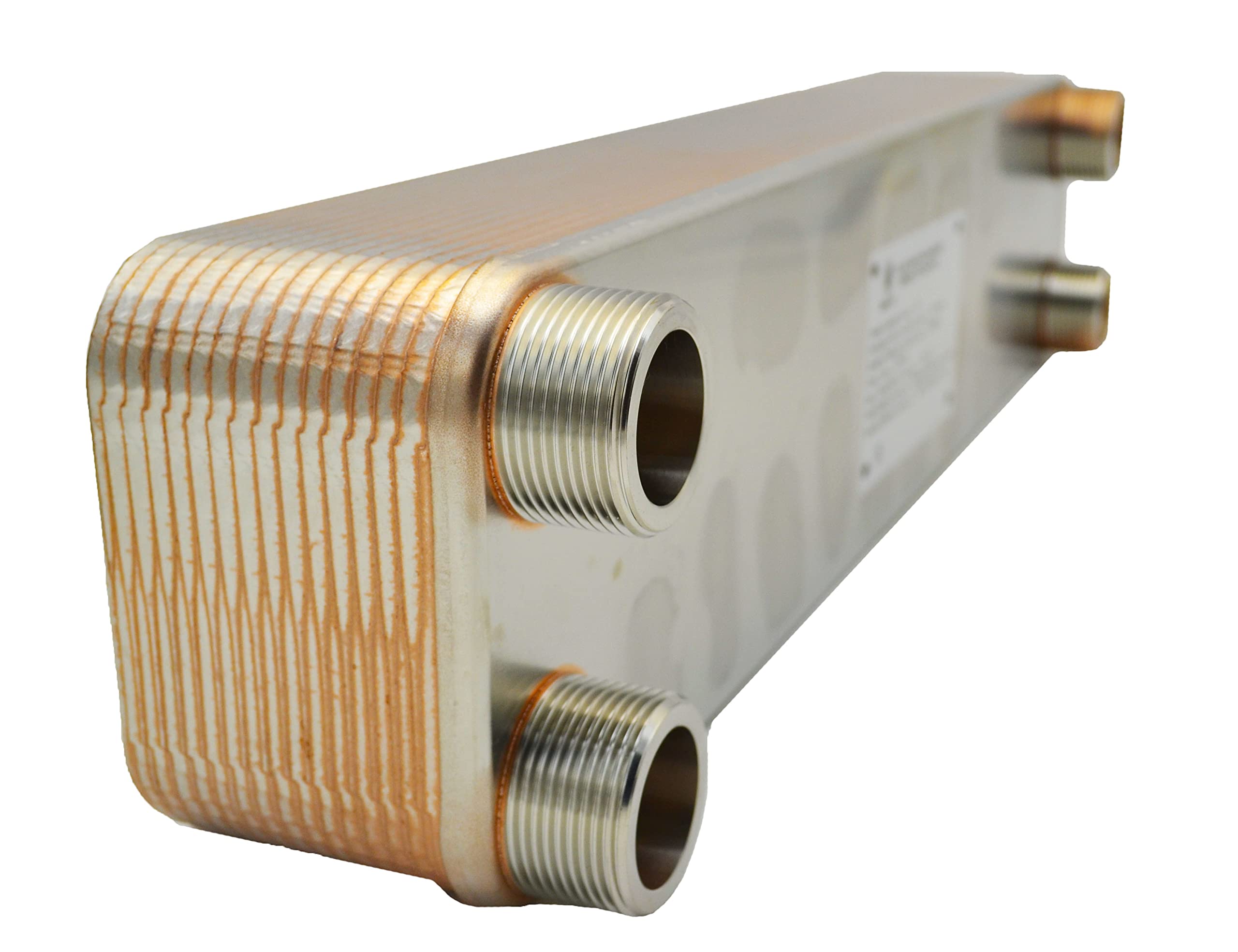 Nordic Tec Ba-60-30 Échangeur de chaleur en acier inoxydable 30 plaques 330 kW 5/4" échangeur de chaleur 1 1/4" (échangeur de chaleur uniquement)