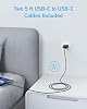 Cargador Anker para Teléfono, Bloque de Cargador USB C de 20W, Cargador Tipo C de Carga Rápida | Para iPhone 17/17 Plus/17 Pro Max/16/16 Plus/16 Pro Max/15 Pro Max/iPad Pro y Más (Paquete de 2 con 2 Cables, Negro) 5