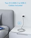 Anker iPhone 17/16 Charger, 2-Pack 20W Fast USB C Charger Block, for iPhone 17/16/16 Pro Max/15 Series/iPad Pro and More (2 Pack & 2 Cable)(Black)