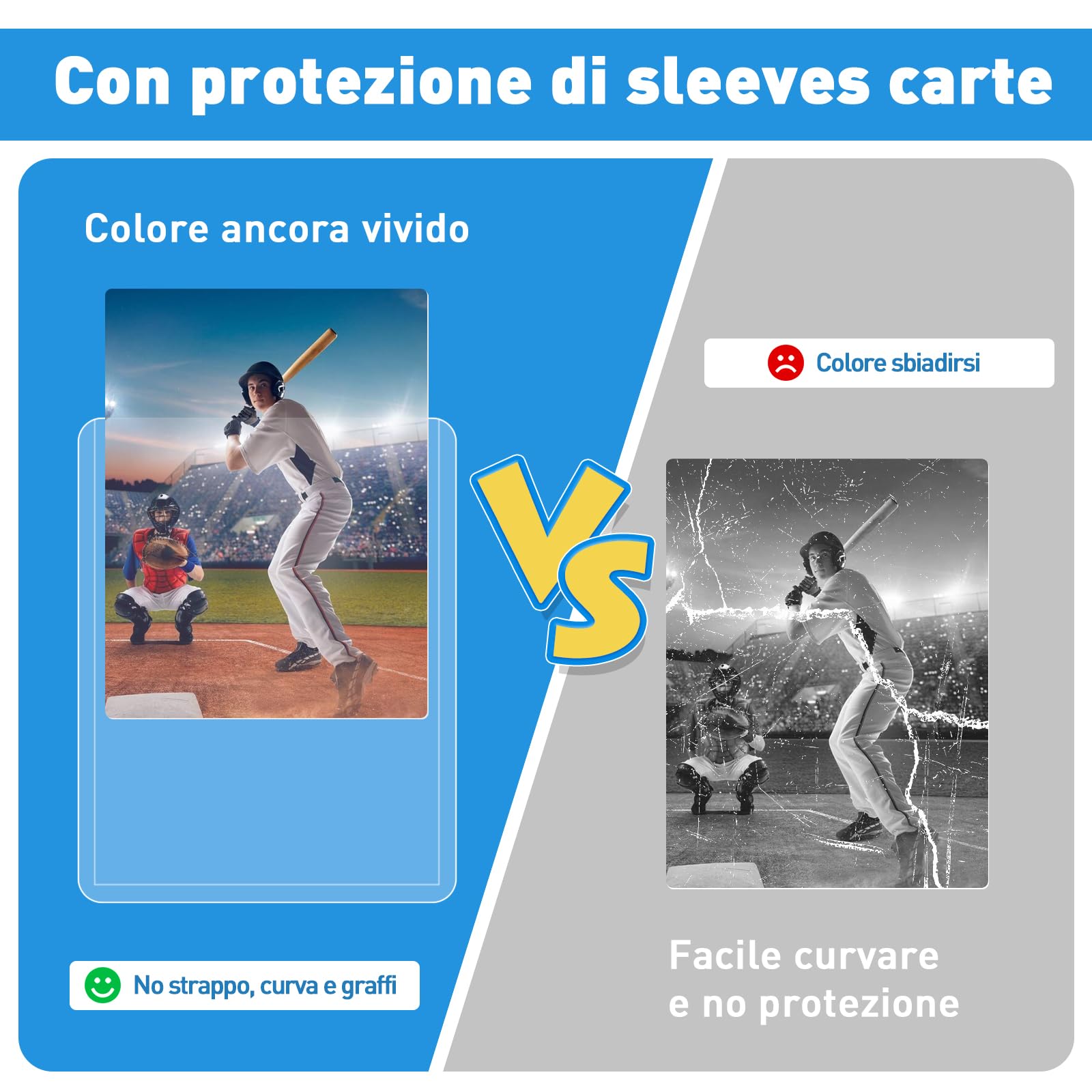 LEMESO Toploader per Carte, Top Loader 15 pz per Protezione Carta Porta Carte da Collezione, Photocards Kpop, per Esposizione, Trading di Carta