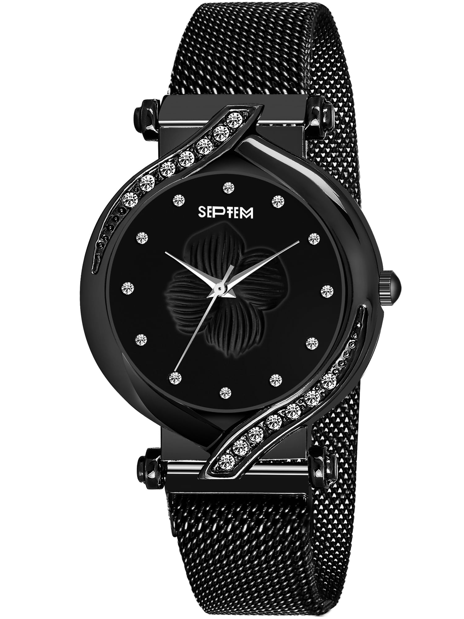 Septem 142-Black Flower Designed for Girls and Wo Analog Wrist Watch for Girls (B0CRB8B11N) Amazon Price History, Amazon Price Tracker