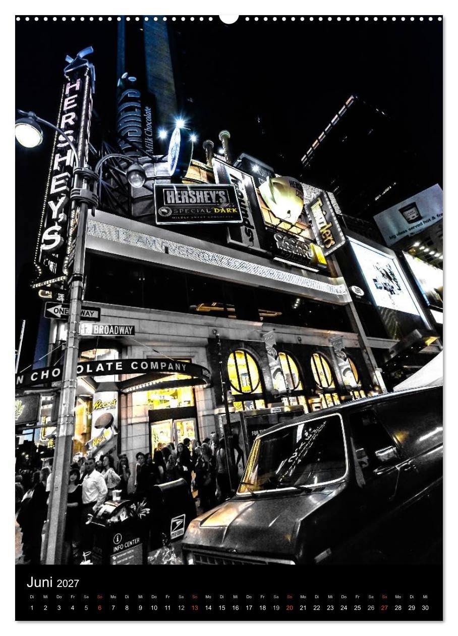 CALVENDO - NEW YORK – street view (hochwertiger Premium Wandkalender 2027 DIN A2 hoch), Kunstdruck in Hochglanz: Einzigartige Ansichten aus den Straßen NEW YORKS.
