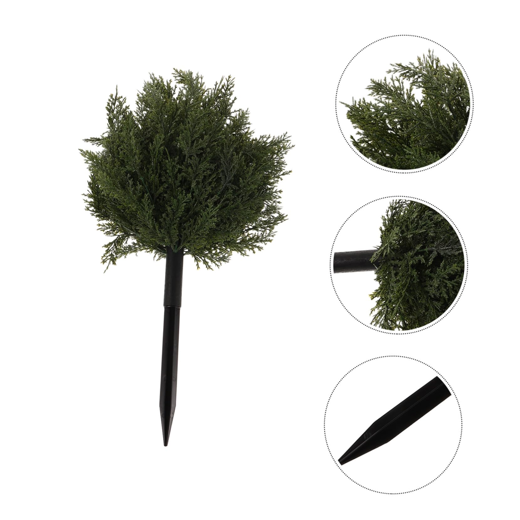 Cabilock Cedro Sempreverde Artificiale per Giardino Decorazioni da Vialetto Albero di Natale Finto con Punta Rami di Pino Finti per Esterni Arbusti di Cedro Finto per Patio Cortile Porta