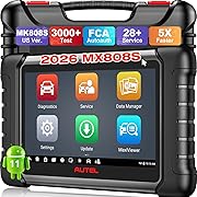 Autel Scanner MaxiCheck MX808S, 2026 US Ver. of MaxiCOM MK808S/ MK808Z, Bidirectional 11OS as MX900 MK900 MK900BT, 3000+ Active Test, 28+ Service, OE All System OBD2 Diagnostic Tool, FCA Autoauth