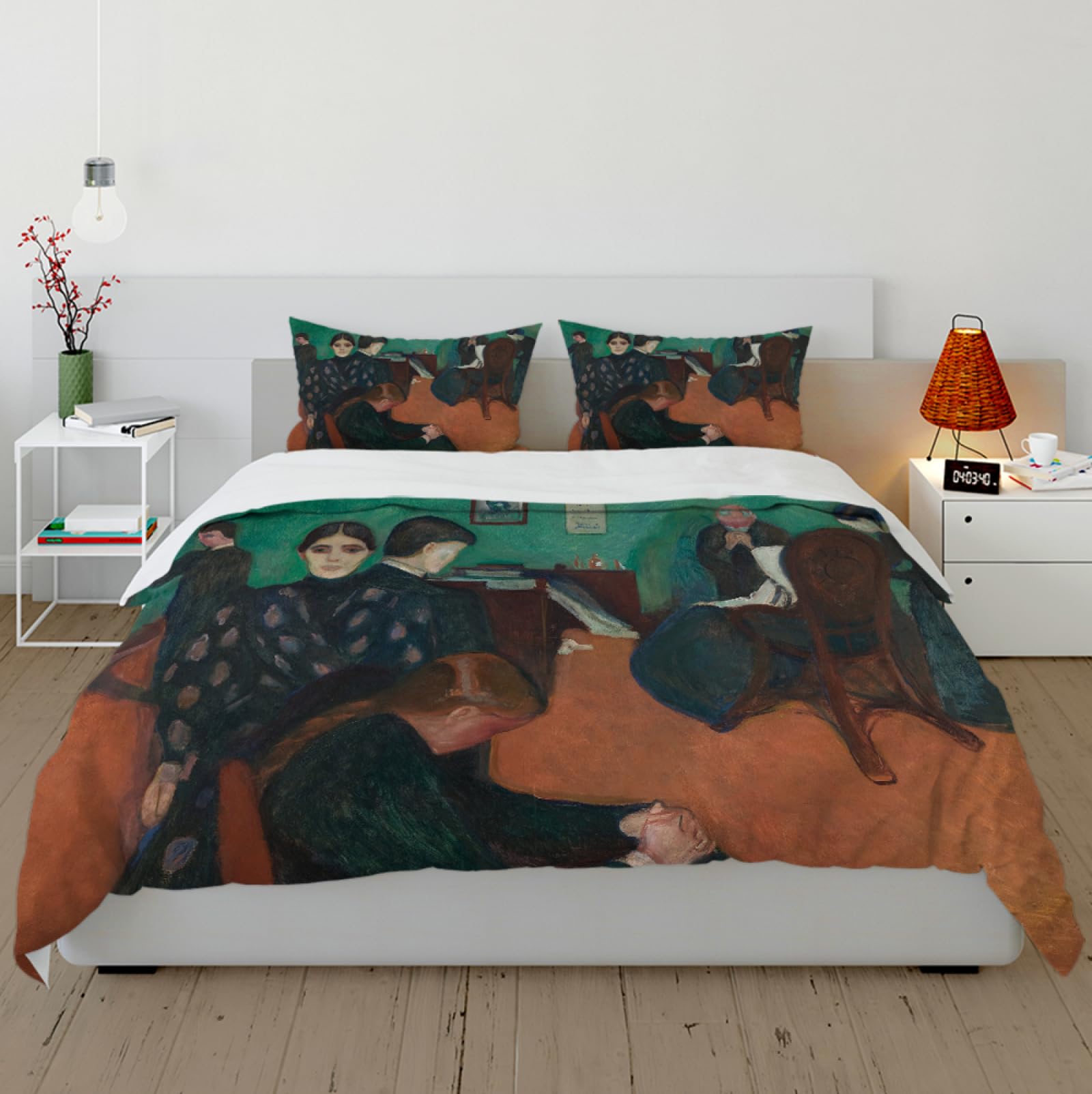 Housse de couette Edvard Munch 260x220 en microfibre premium