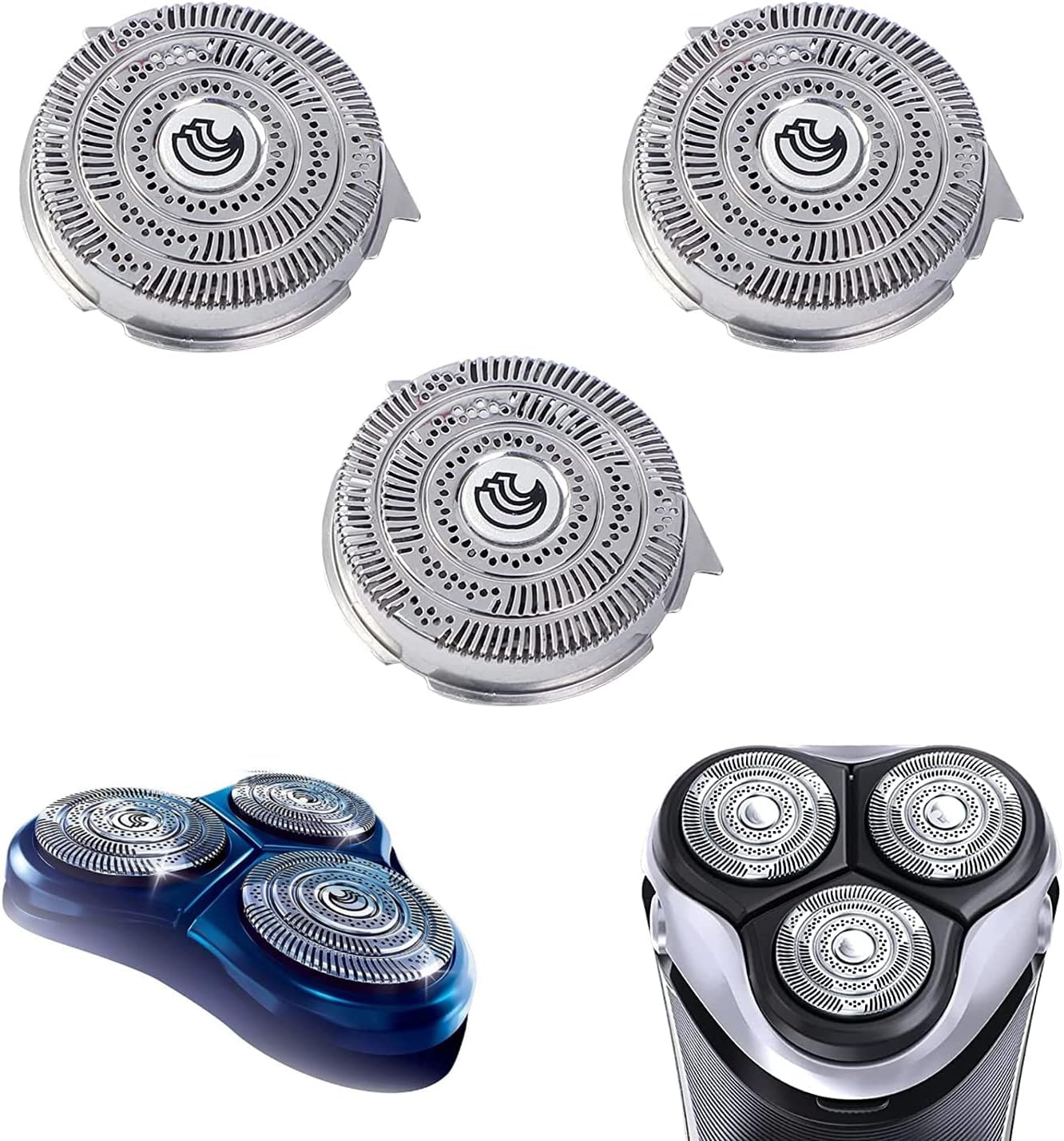 Ruixin HQ9 Replacement Shaver Head Blades for Philips Norelco HQ9070 HQ9080 HQ8240/8260 PT920 8140XL 8150XL 8171XL