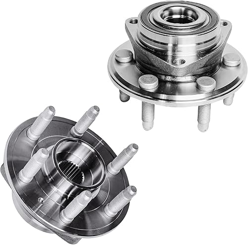 Detroit Axle - 2 cubos de rodamiento de rueda para Cadillac SRX 2010-2016, Saab 9-4X 2011, rodamientos de rueda delantera o trasera y conjunto de
