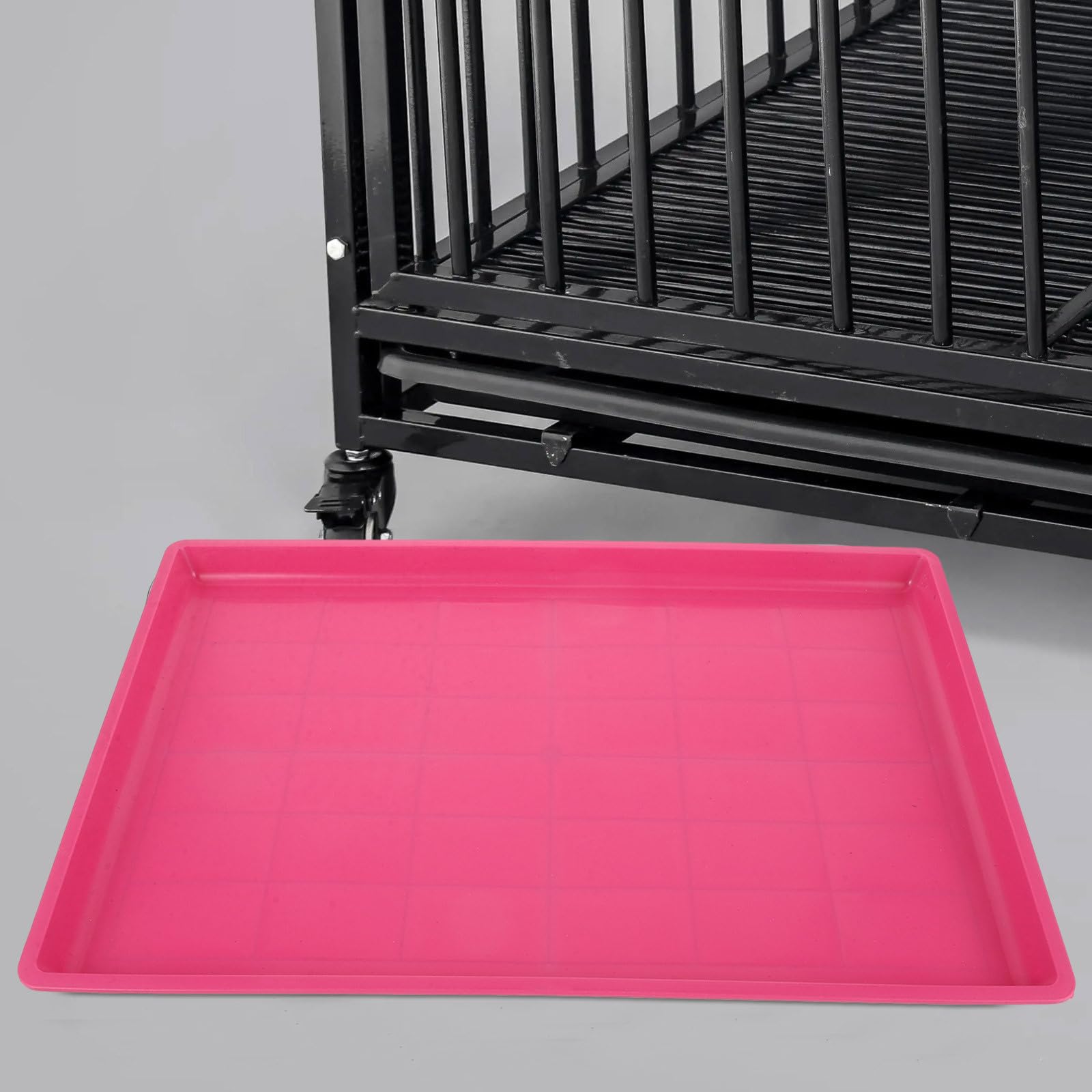 Bodenwanne für Haustierkäfige Kunststoff Kotwanne für Hundeboxen Urinschale 49,5x33,5x3cm Bruchfest Wiederverwendbar für Kaninchen Meerschweinchen und Kleintiere