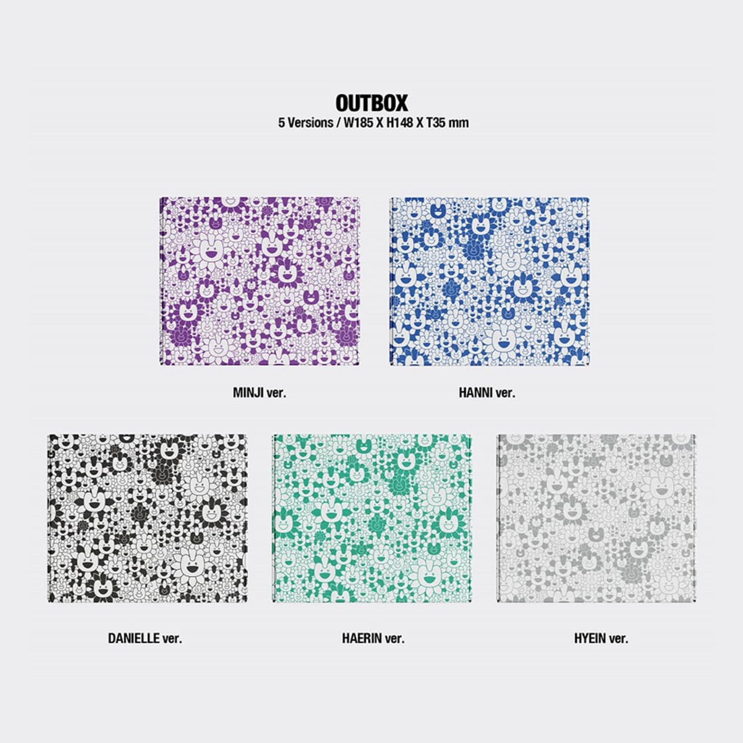 NewJeans - [Supernatural] (NJ X MURAKAMI Cross Bag ver. - Random Ver.) Cross Bag Photocards + 3 Extra Photocards