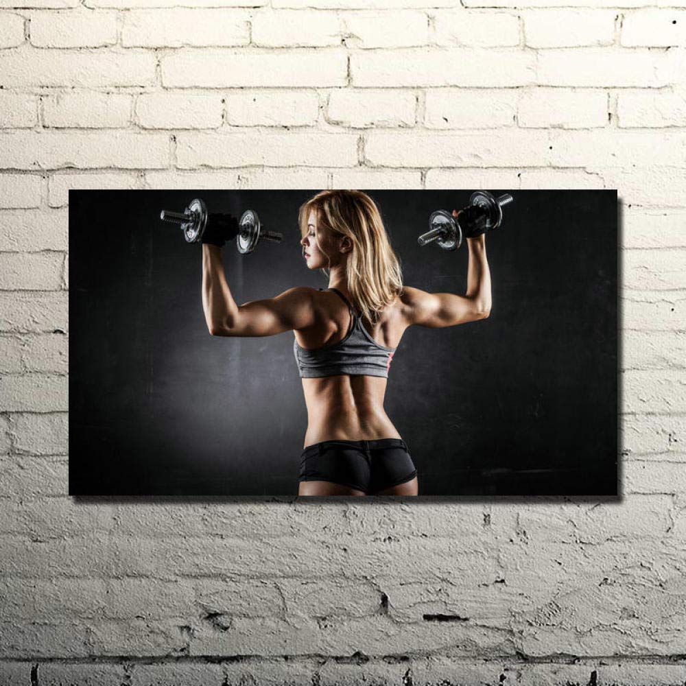 Buy Workout For Home Gym Sexy Woman Motivational Wall Art Motivational