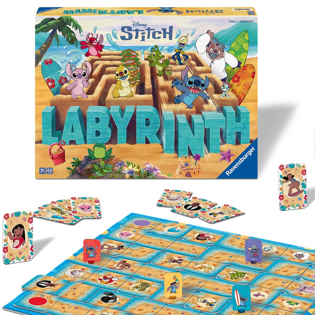 Disney Stitch Labyrinth Board Game