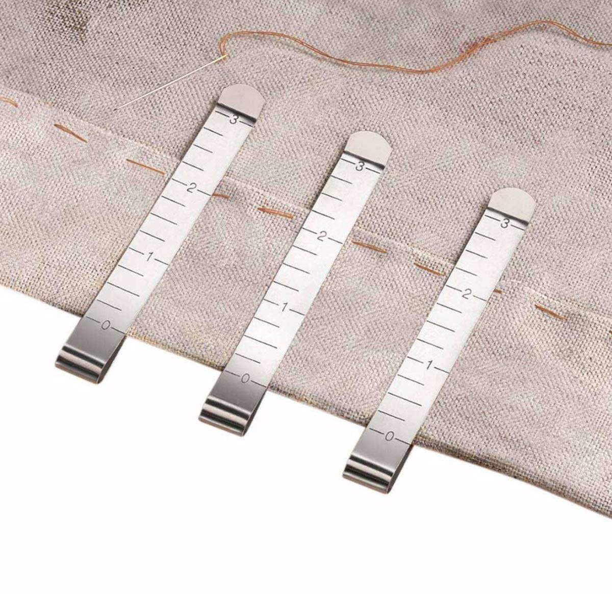 Pinces à Coudre NACTECH - Lot De 50 Clips Plastique + 6 Pinces Métal - Pour Couture Sans Aiguille - Marqueurs Inclus
