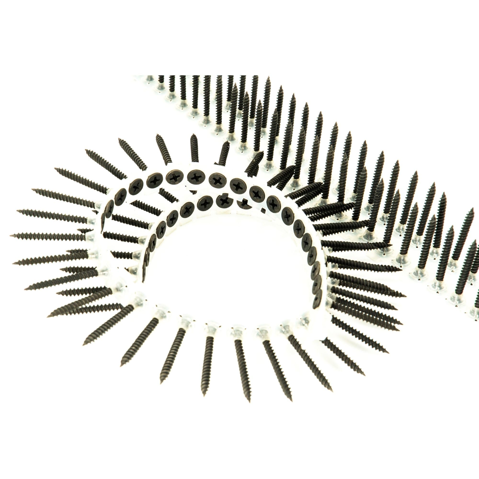 Premium Magazinierte Schnellbauschrauben mit Grobgewinde/Feingewinde Trockenbau-Schrauben Gipskartonschrauben Wandmontageschrauben (3,5 x 25 mm, 6000 Stück, Feingewinde)