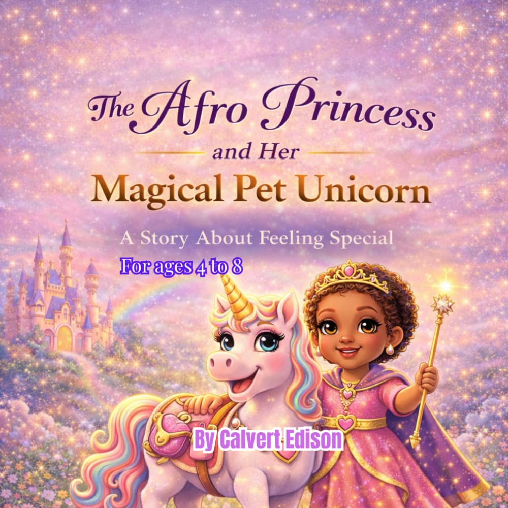 The Afro Princess and Her Magical Pet Unicorn: A story book about being special for ages 4-8