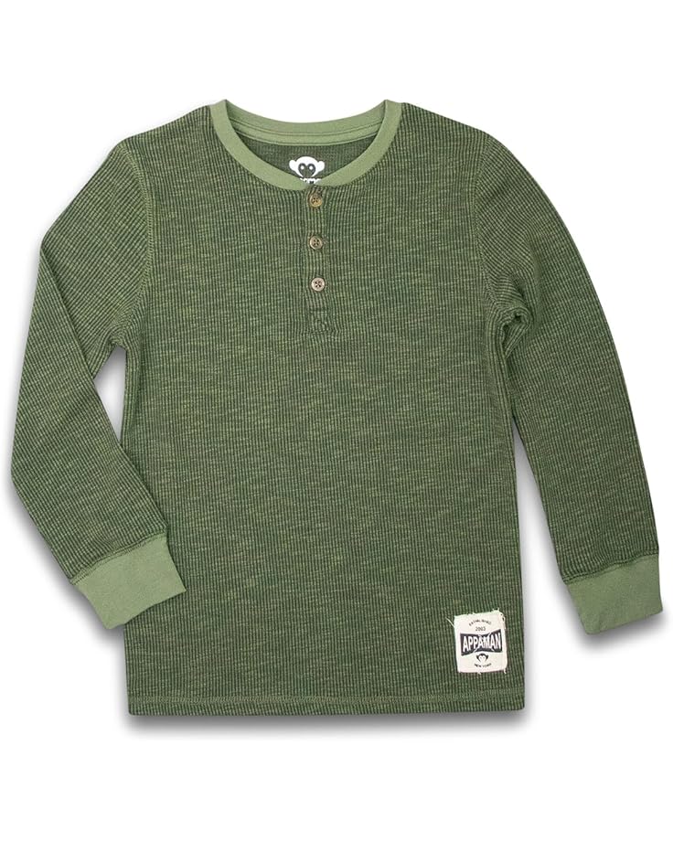 Appaman Kids Craftsman Thermal Henley (Toddler/Little Kid/Big Kid) - Main View