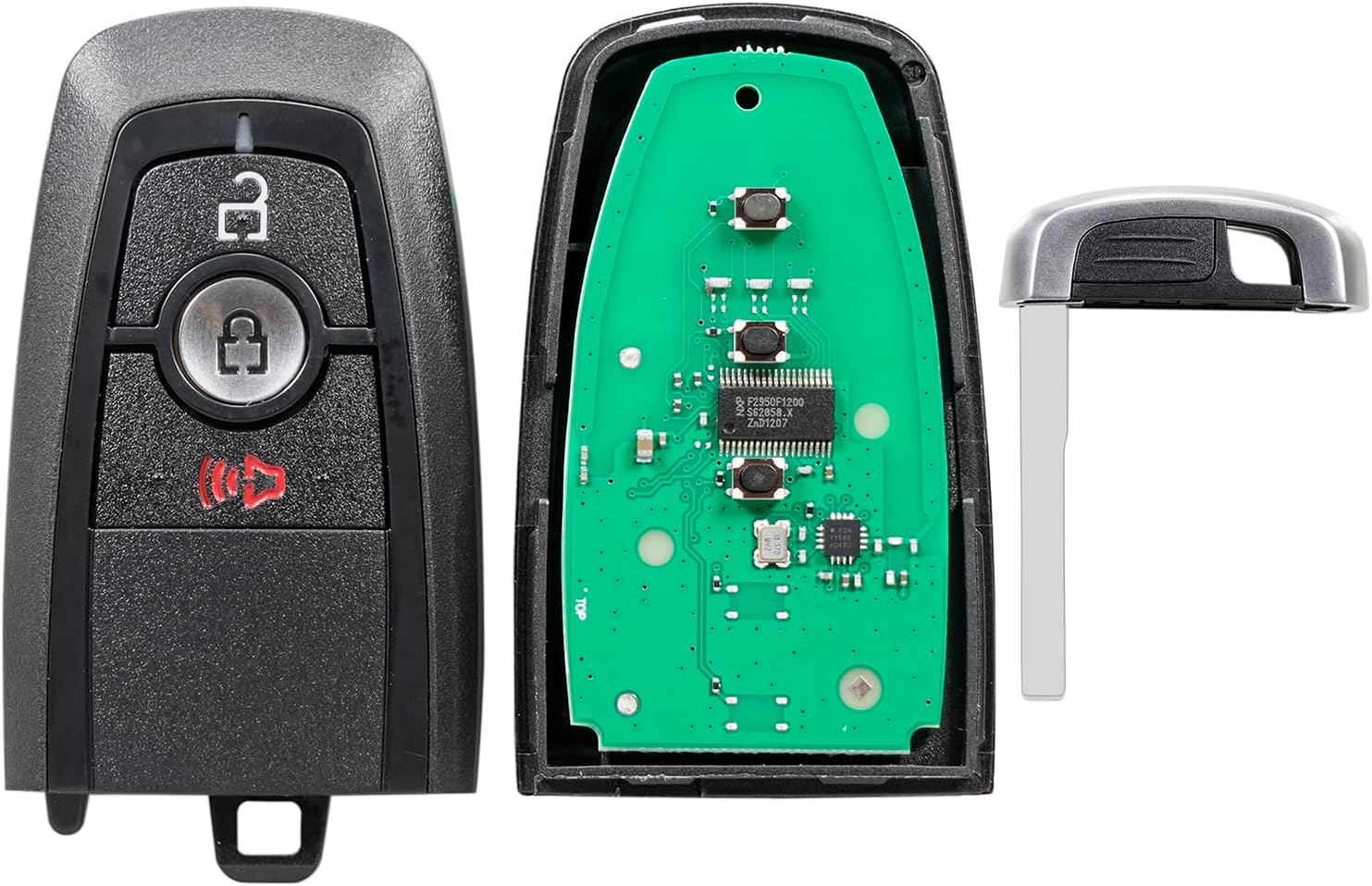 Fits for Ford Ecosport Bronco Explorer Edge Escape 2019 2020 2021 2022 Key Fob M3N-A2C93142300 315MHz 3 Buttons