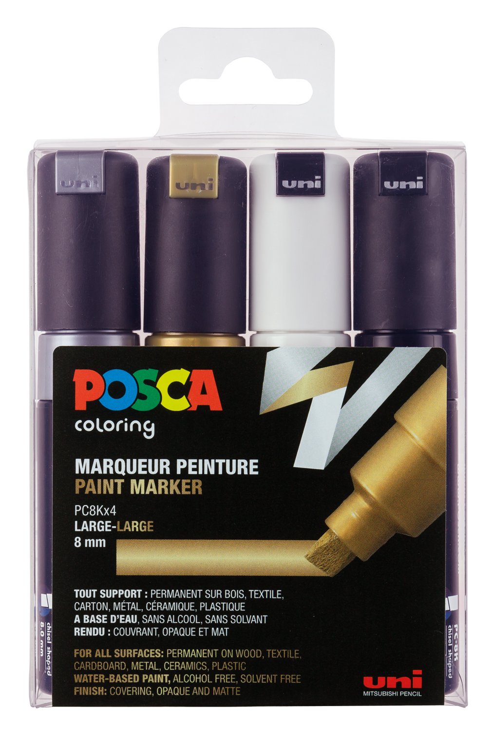 uni-ball Posca Marker with Broad Chisel Tip