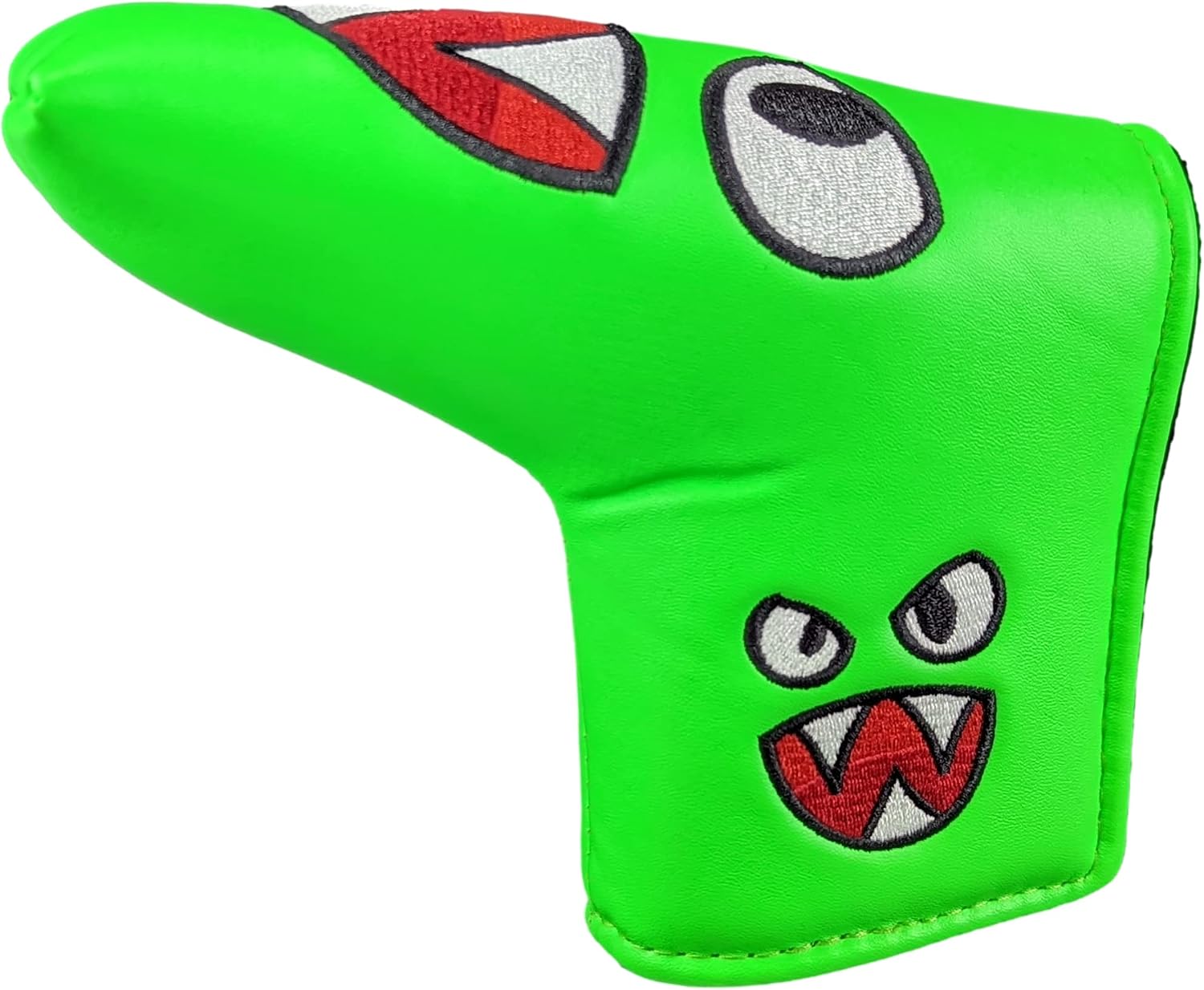 Foretra Driver Headcover Golf Club Covers Blade Square Mallet Putter Cover Alignment Stick Holder Hybrid Fairway Wood Head Cover Green Monster Novelty Golf Accessories