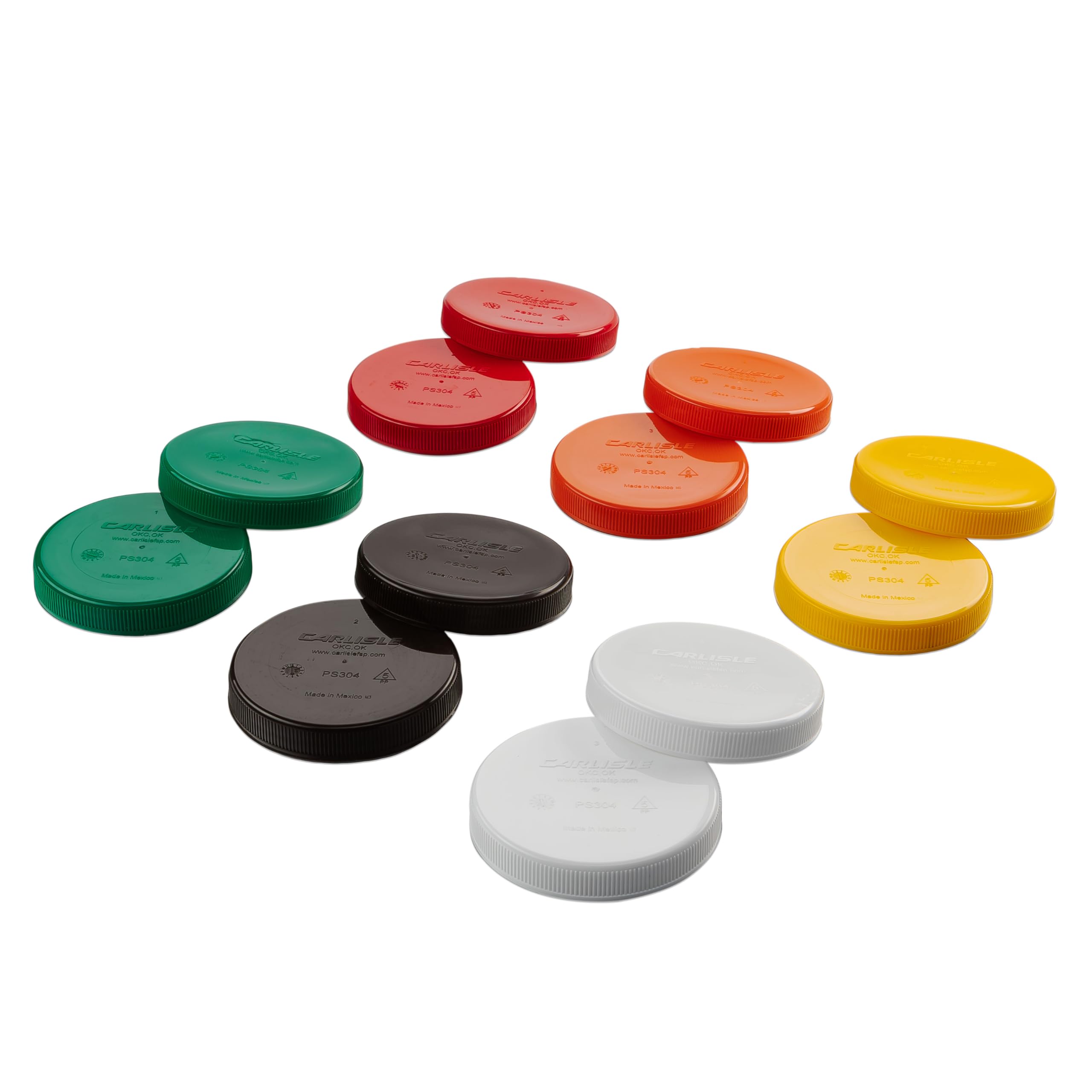 Stor N' Pour Plastic Replacement Cap by Carlisle FoodService Products – 3.5 Inch Cap (Pack of 1), 0.0 ounces, Polyethylene, Assorted, Model PS304AT00