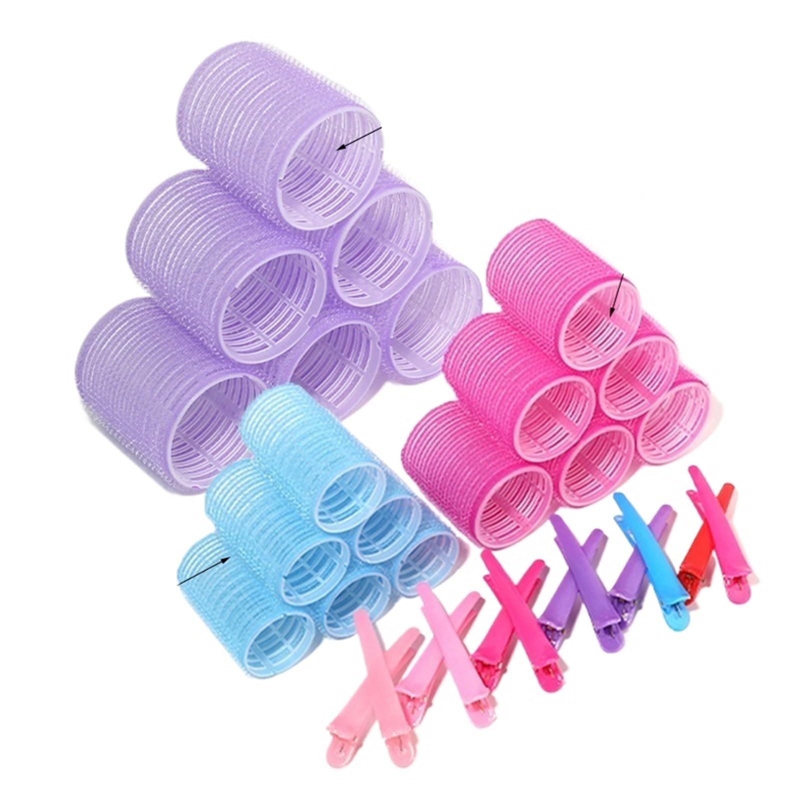 19–35 Stück/Set Lockenwickler-Sets, 18 Stück Selbsthaftend Für DIY-Frisuren