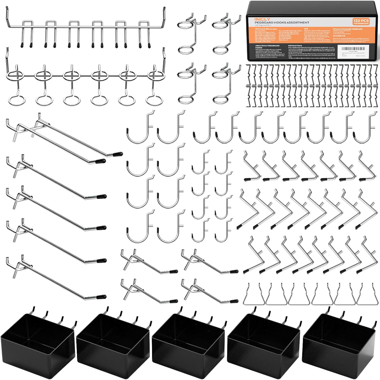 SafeRacks Accessory Hooks for Overhead Garage Storage Racks