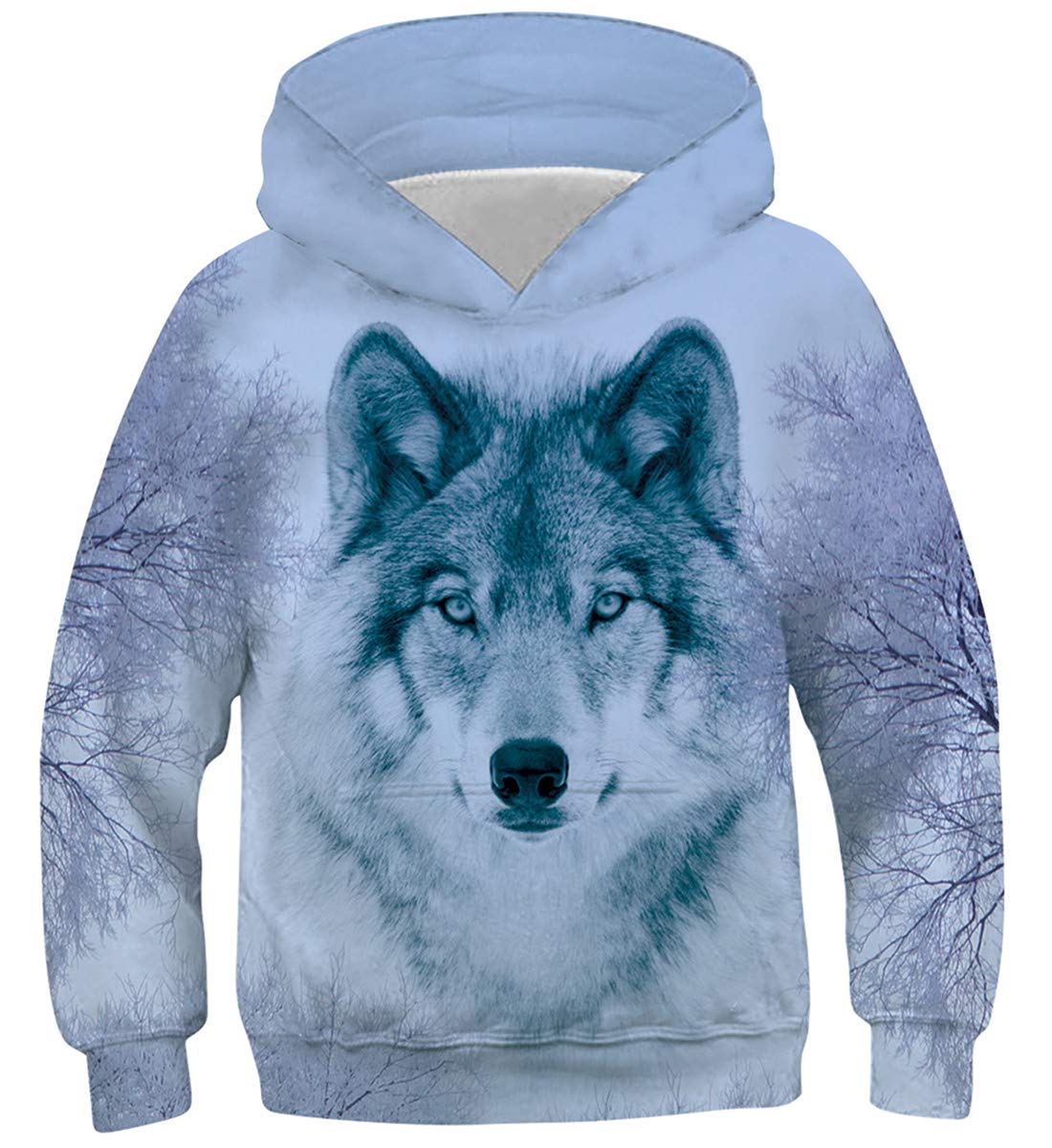 Belovecol Boys Girls Hoodies 3D Novelty Pullover Kids Funny Pullover Sweatshirts Long Sleeve Hooded with Pocket for 6-16 Years — view 14