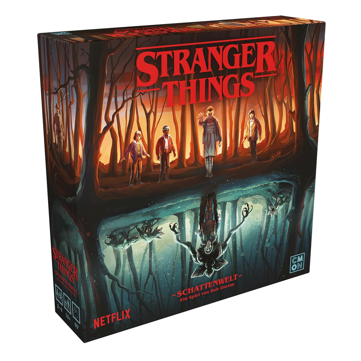 CMON, Stranger Things: Ombra, Gioco da tavolo, 2-4 giocatori, Età 12+, 60 minuti, Tedesco