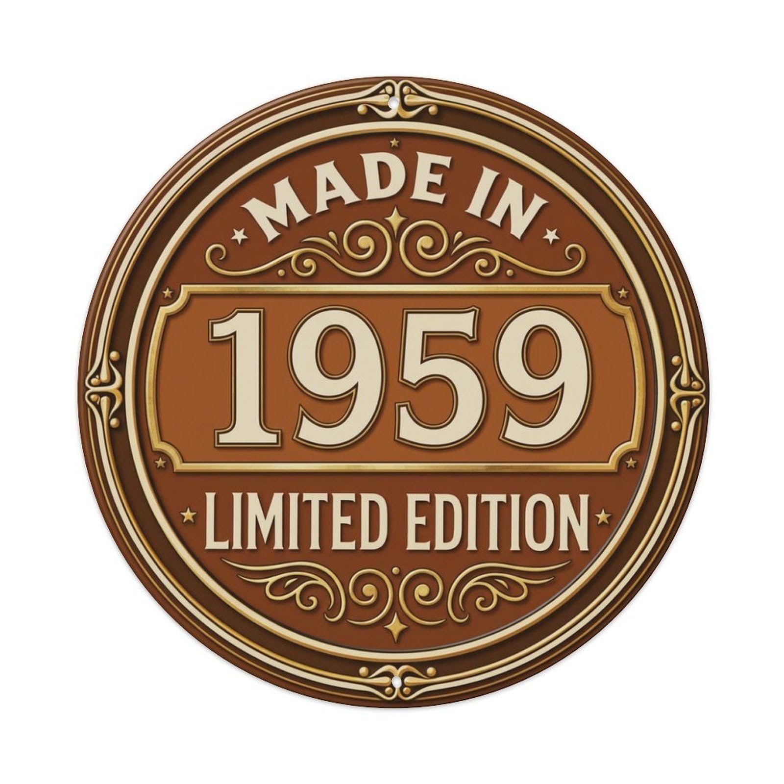 Made In 1959 Limited Edition Metal Tin Sign