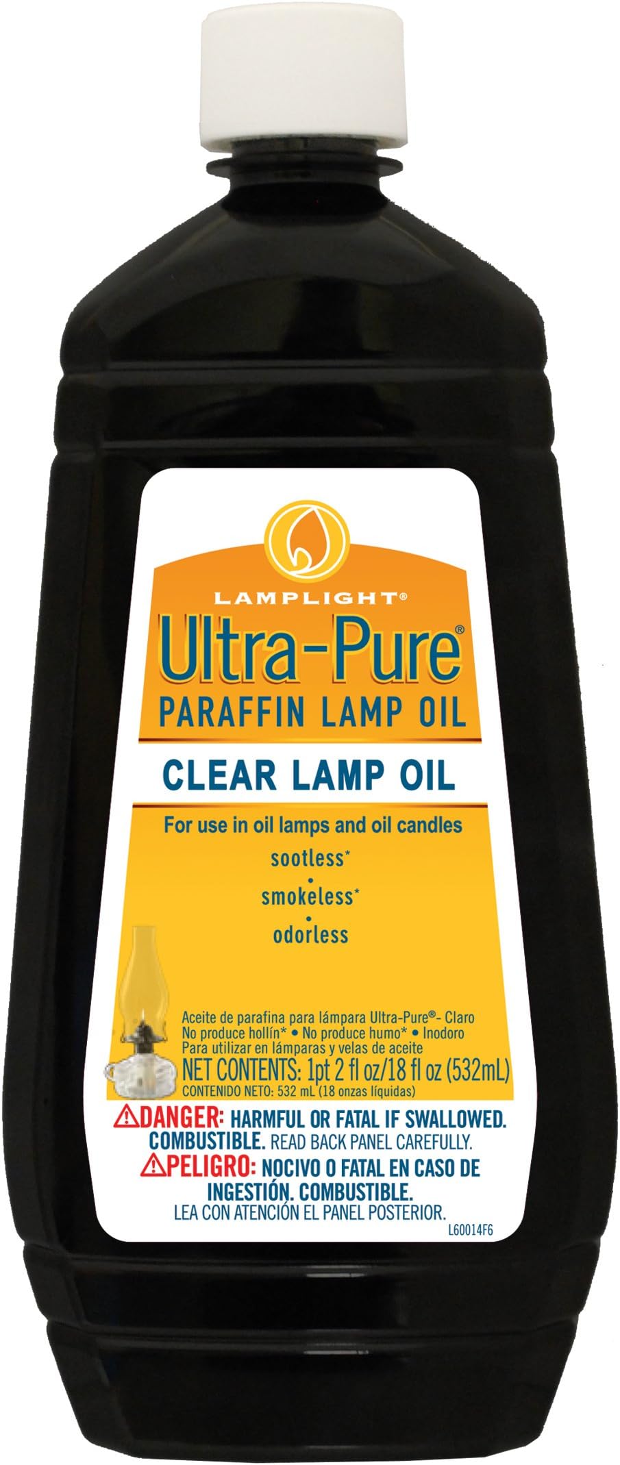 Lamplight 60014, Clear Ultra-Pure Lamp Oil, 18-Ounce